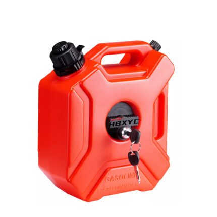 Oil Can Fuel Gas Tank Portable Gas Can 1.3 Gal/5L With Lock Motorcycle for Atv Suv Utv